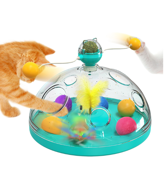 Wholesale Cat Toys Set with Teasing Stick and Windmill