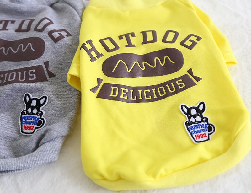 Hotdog Deluxe Dog Hoodie