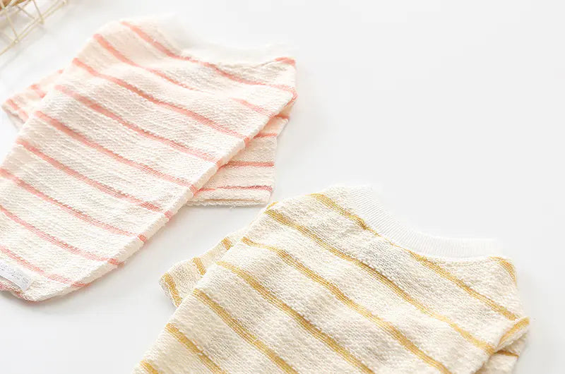 Embroidered Striped T-Shirt for Small Dogs