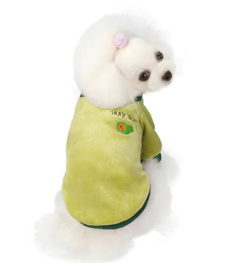 Fruit Fleece Dog Hoodie