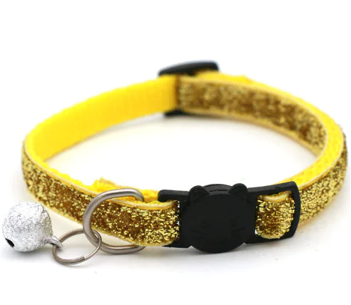 Adjustable Colorful Cat Collar with Bell – Style, Comfort & Safety Combined