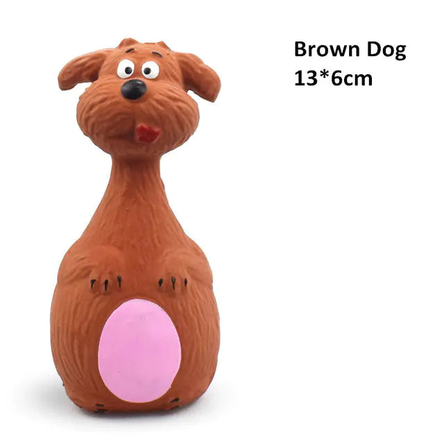 Drools&Tools Cute Cartoon Dog Voice Latex Toy