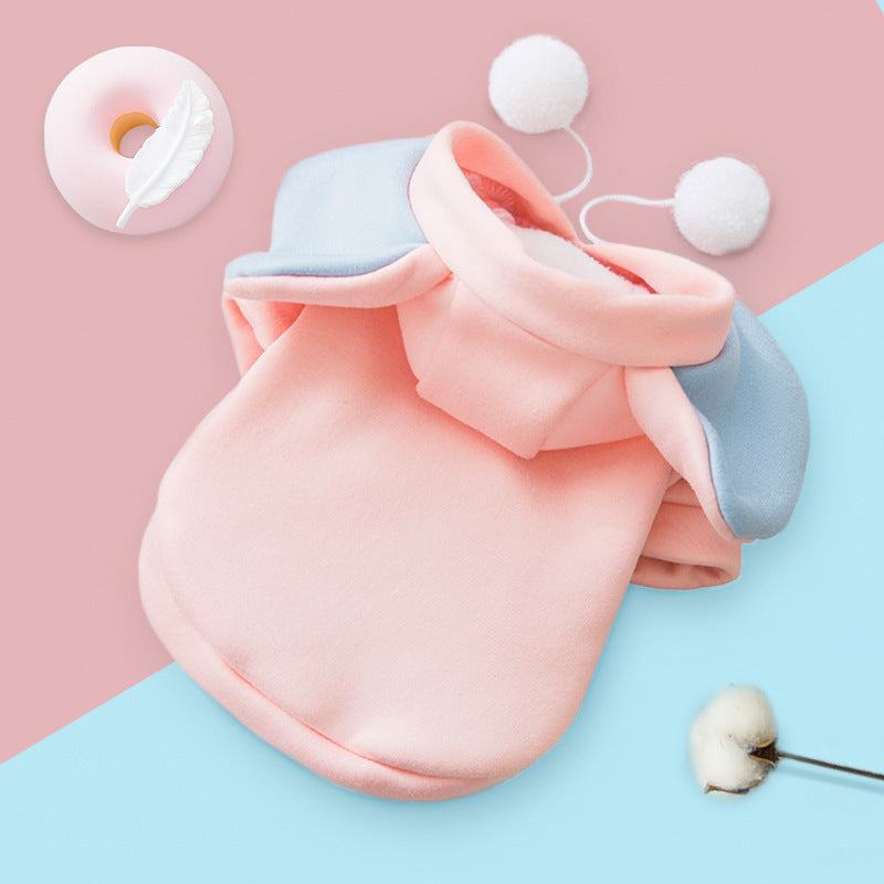 Pink Elephant Cozy Pet Hoodie
