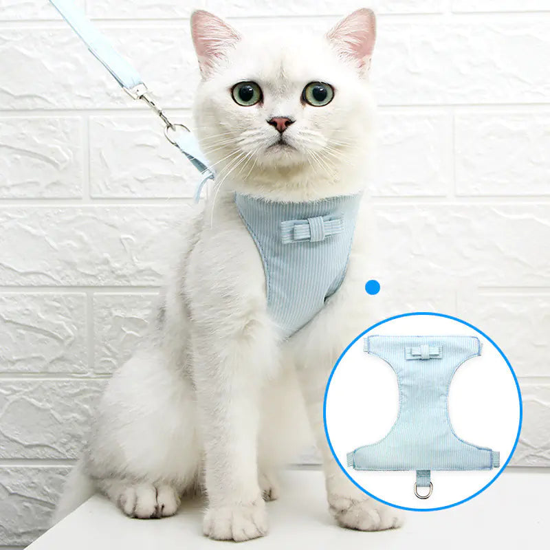 Drools&Tools Japanese Style Cat Harness and Leash Set