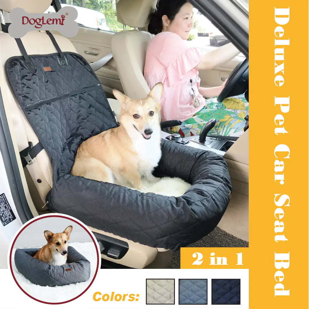 SnuggleRide™ — Multifunctional Pet Bed for Car & Home