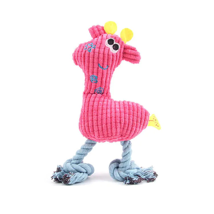 Drools&Tools Plush Dog and Cat Toys with Sound