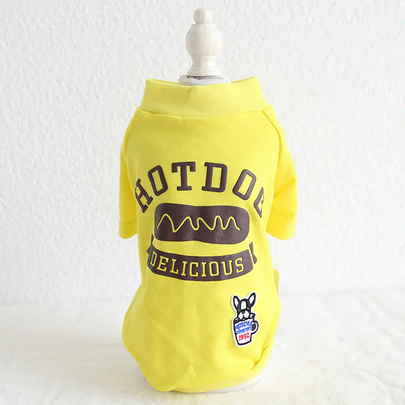 Hotdog Deluxe Dog Hoodie