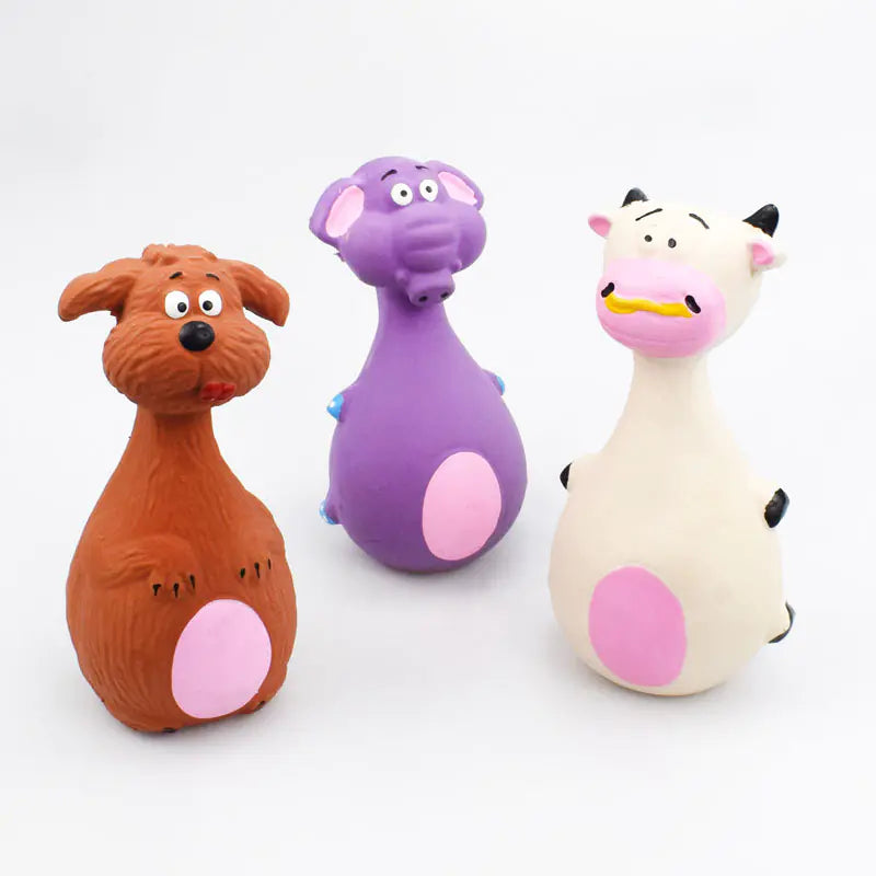 Drools&Tools Cute Cartoon Dog Voice Latex Toy