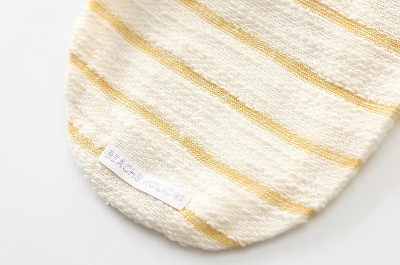 Embroidered Striped T-Shirt for Small Dogs
