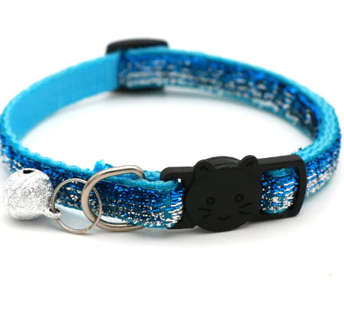 Adjustable Colorful Cat Collar with Bell – Style, Comfort & Safety Combined