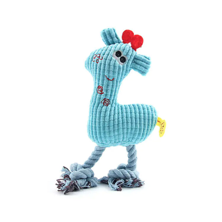 Drools&Tools Plush Dog and Cat Toys with Sound