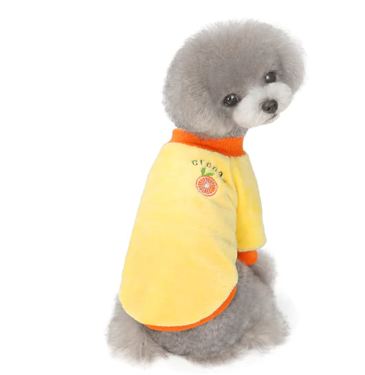 Fruit Fleece Dog Hoodie