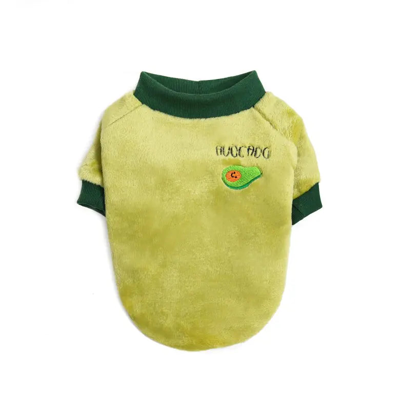 Fruit Fleece Dog Hoodie