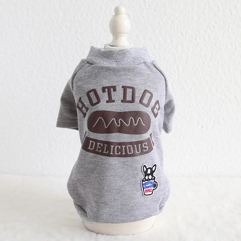 Hotdog Deluxe Dog Hoodie