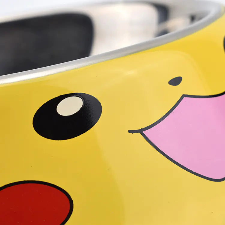 Cartoon Stainless Steel Non-Slip Pet Bowl!