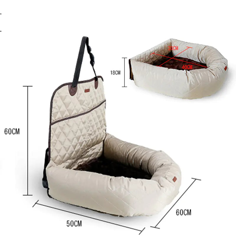 SnuggleRide™ — Multifunctional Pet Bed for Car & Home