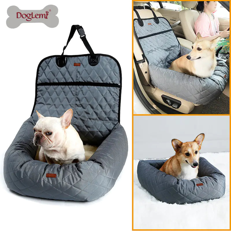 SnuggleRide™ — Multifunctional Pet Bed for Car & Home