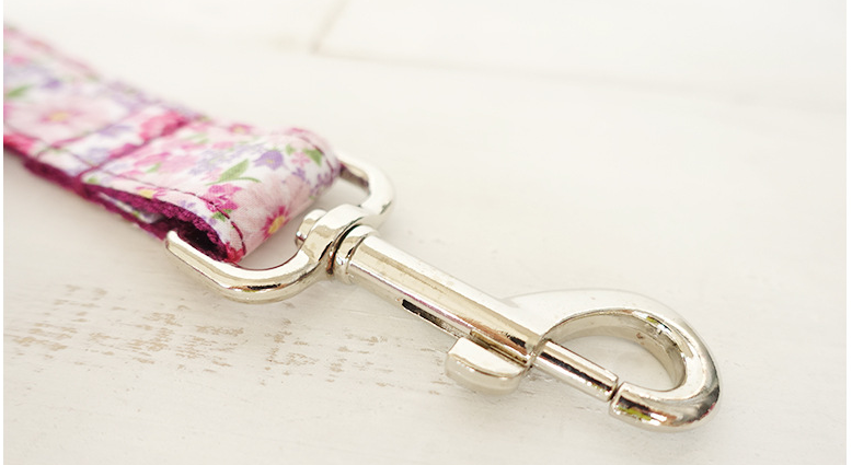 Drools&Tools Purple Flower Dog Leash