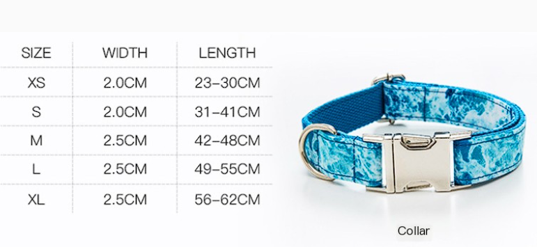 Dog Collar and Traction Rope Set