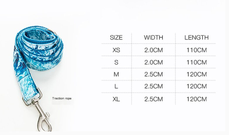 Dog Collar and Traction Rope Set
