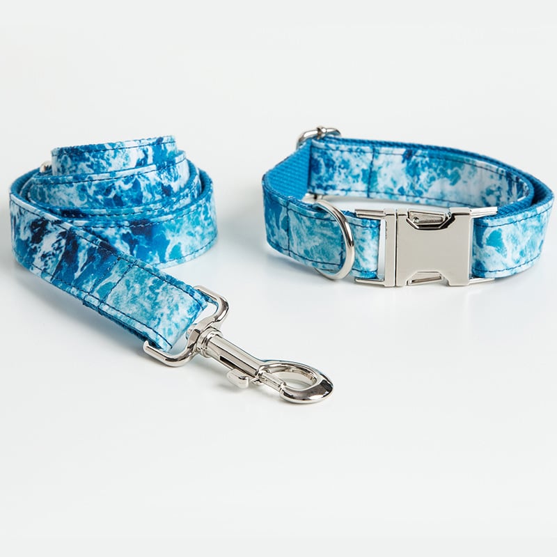 Dog Collar and Traction Rope Set