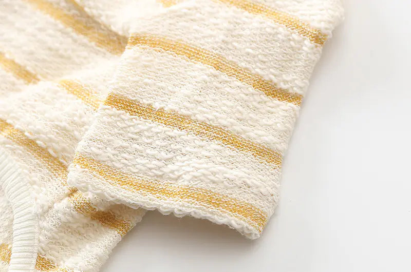 Embroidered Striped T-Shirt for Small Dogs