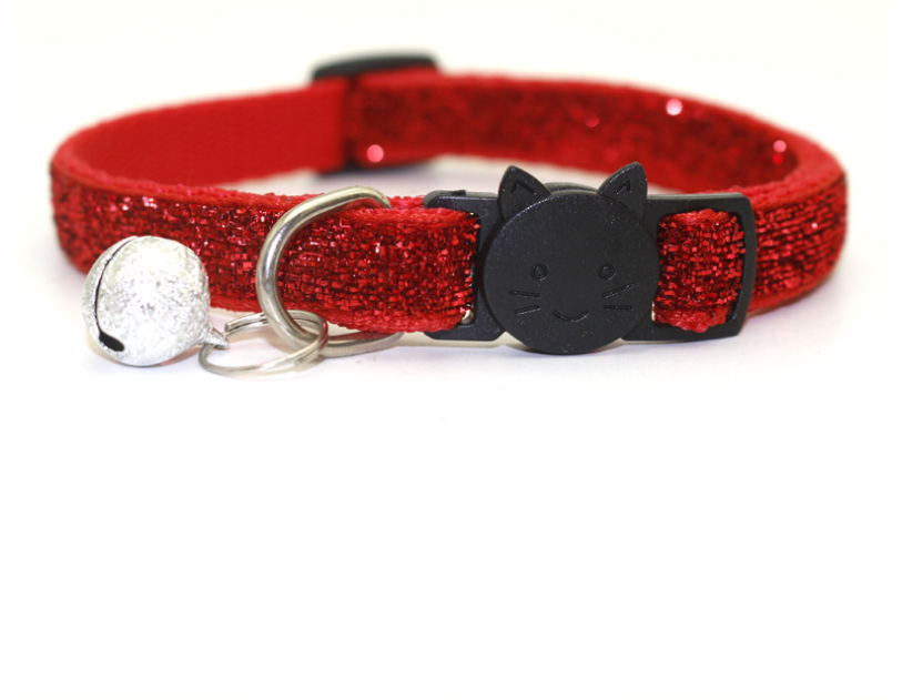 Adjustable Colorful Cat Collar with Bell – Style, Comfort & Safety Combined