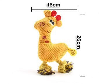 Drools&Tools Plush Dog and Cat Toys with Sound