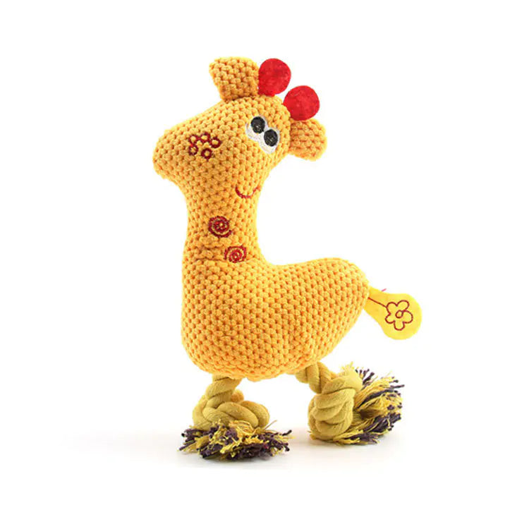 Drools&Tools Plush Dog and Cat Toys with Sound