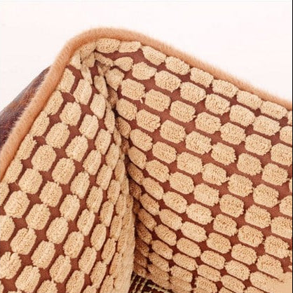 BoneLuxe: Leather Kennel Bed