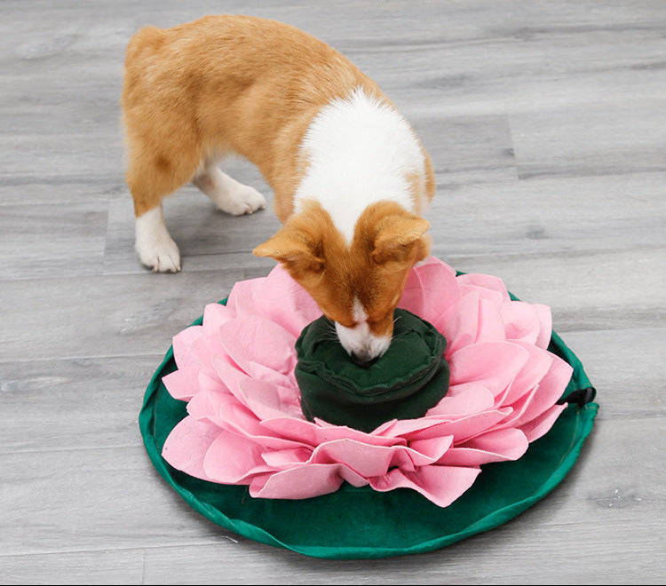 SniffLotus™ Interactive Pet Sniffing Mat – Slow Feeding Training Toy