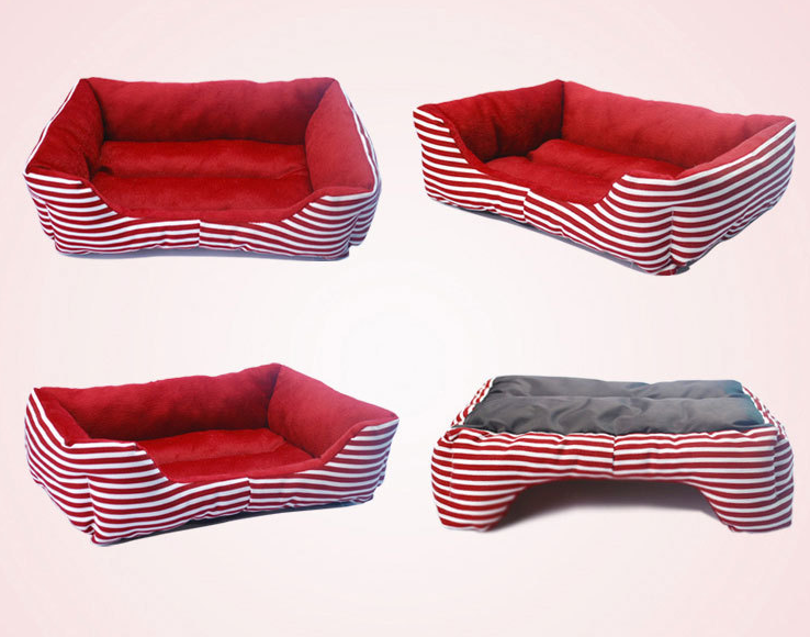 Château Paw: Luxury Retro Square Pet Sofa Bed
