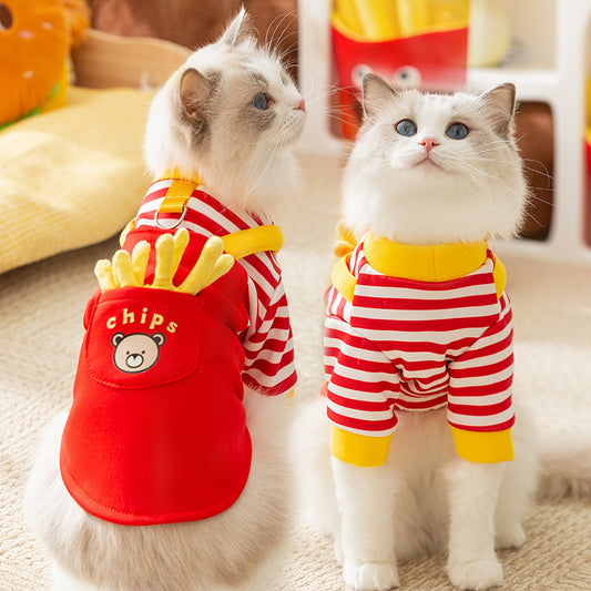 Sweet Potato Fries Cat Hoodie