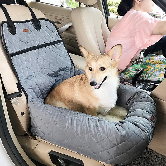 SnuggleRide™ — Multifunctional Pet Bed for Car & Home