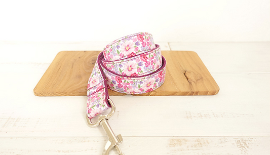 Drools&Tools Purple Flower Dog Leash