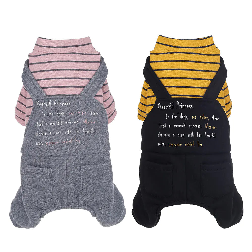 Striped Knit Winter Outfits for Kittens & Cats