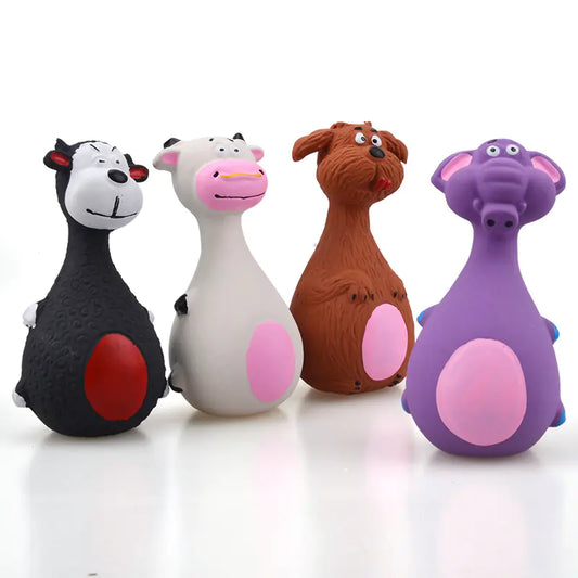 Drools&Tools Cute Cartoon Dog Voice Latex Toy
